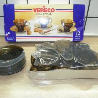 Стъклен Сервиз от соца, VERECO France, Кореком ~1978, снимка 6 - Антикварни и старинни предмети - 36866487
