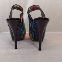 Мегияс официални обувки на ток, снимка 4 - Дамски обувки на ток - 37899462