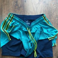 Nike Women's Dri-Fit Double-Up Shorts - страхотни дамски шорти, снимка 5 - Къси панталони и бермуди - 33217203