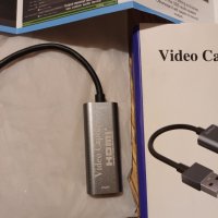 Кабел за заснемане на видео от USB към HDMI 1080p HD, за игри или предаване на живо ., снимка 8 - Друга електроника - 41633478