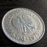 Mонета - Полша - 1 злота | 1975г., снимка 2 - Нумизматика и бонистика - 33270387