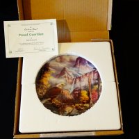 Рисувана канадска чиния Winston Roland порцелан,сертификат. , снимка 8 - Антикварни и старинни предмети - 26894540