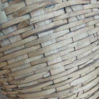 Плетена кошница от ленти дърво изключително здрава, снимка 3 - Декорация за дома - 39435933