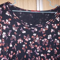 Флорална еластична блуза s.Oliver, снимка 3 - Блузи с дълъг ръкав и пуловери - 43522658