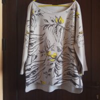 памучна цветна блуза, снимка 1 - Блузи с дълъг ръкав и пуловери - 26506204