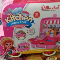 Детска кухня куфар , снимка 1 - Кукли - 43215019