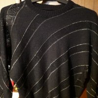 Дамска блуза от трикотажна дантелена плетка размер М, снимка 1 - Блузи с дълъг ръкав и пуловери - 28321552