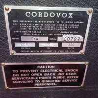Cordovox CXA Само тонколона, снимка 5 - Други - 40156679