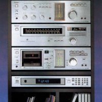 SONY Аудио система - дек, усилвател, тунер, грамофон, timer, remote, колони, рак, снимка 1 - Аудиосистеми - 27994375