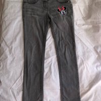 Мини Маус Детски сиви ластични дънки, снимка 1 - Детски панталони и дънки - 32812737