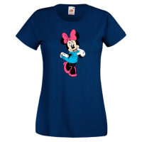 Дамска тениска Minnie Mouse 9 Подарък,Изненада,Рожден ден,, снимка 6 - Тениски - 36530839