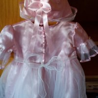 Рокличка за принцеса-Розово бижу"Tiny Princess", снимка 13 - Бебешки рокли - 27499270