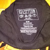 Тениска памук Led Zeppelin турне 1975г САЩ размер ХС, снимка 6 - Спортна екипировка - 36891812