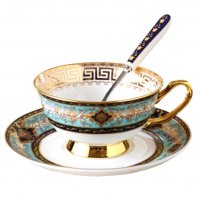 Луксозни чаши костен порцелан за чай и кафе в кутия за подарък, снимка 16 - Подаръци за жени - 36698014
