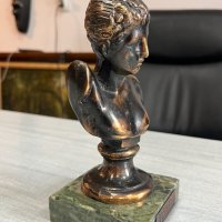 Гръцка скулптура / фигура / бюст от бронз на Хермес. №3889, снимка 6 - Колекции - 40564967