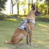 Belababy мека регулируема кучешка жилетка за обучение, сив камуфлаж,XL, снимка 7 - За кучета - 43307591