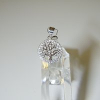 Сребърна висулка Дървото на живота, снимка 2 - Колиета, медальони, синджири - 28252252