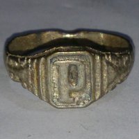 Старинен пръстен сачан орнаментиран - 60241, снимка 1 - Антикварни и старинни предмети - 28993502