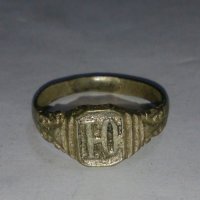 Стар пръстен уникат над стогодишен сачан - 73501, снимка 2 - Антикварни и старинни предмети - 28987026