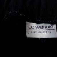 Детски черен ластичен панталон клин LC Waikiki  ръст 128 - 134см, снимка 8 - Детски клинове - 32438659