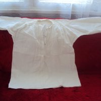 Автентична риза от кенар ръчно шита за народна носия. Унисекс., снимка 1 - Ризи - 37409162
