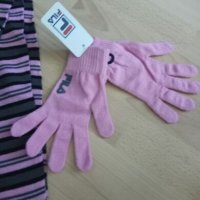 Нов комплект Fila шал и ръкавици , снимка 9 - Шапки, шалове и ръкавици - 27434273