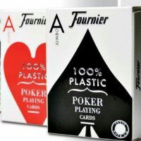 Карти за игра Fournier 2800 - 100% plastic нови, снимка 1 - Карти за игра - 26502675