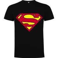 Нова мъжка тениска Супермен (SuperMan) в черен цвят, снимка 1 - Тениски - 43919614