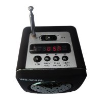 MP3 тонколонка с радио WS-909RL, снимка 8 - Bluetooth тонколони - 28508882
