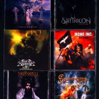 Готик блек метъл дискове Moonspell Graveworm Mono Inc Satyricon Keep of Kalessin, снимка 1 - CD дискове - 43670951