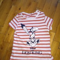 Детска блуза  24-36 98см 2-3г отлична Дисни Лайън Кинг, снимка 1 - Детски Блузи и туники - 43780080