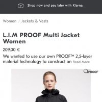 Haglofs L.I.M Proof Stretch Jacket Womens Size M ОРИГИНАЛ! Дамско Олекотено Яке!, снимка 2 - Спортни екипи - 33150075