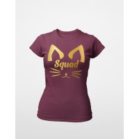 Тениска за моминско парти - Squad meow, снимка 4 - Тениски - 27942920