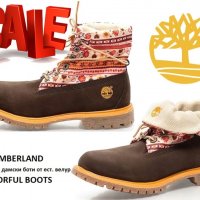 ПРОМО 🍊 TIMBERLAND 35 & 36 номер 🍊 Дамски боти от естествена кожа COLORFUL ACCENTS нови с кутия, снимка 9 - Дамски боти - 16188418