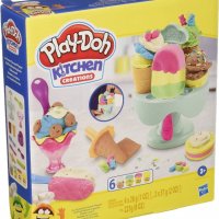 Детски комплект за моделиране на сладолед / Kitchen Creations Play Play-Doh/ Hasbro, снимка 2 - Пластелини, моделини и пясъци - 39648108