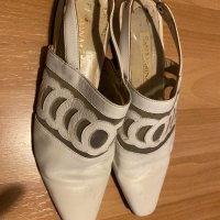 Дамски обувки естествена кожа бяло номер 38, снимка 4 - Дамски ежедневни обувки - 34644347