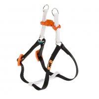 Нагръдник за куче в оранжев, бял и черен цвят Кучешки нагръдник/нагръдници Нагръдници за кучета, снимка 1 - За кучета - 38732073