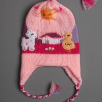 Автентична перуанска детска шапка Chullo от 2 до 8 години, различни цветове, снимка 17 - Шапки, шалове и ръкавици - 43237640
