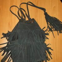 Zara/естествена кожа дамска чанта/торба, снимка 3 - Чанти - 26403499