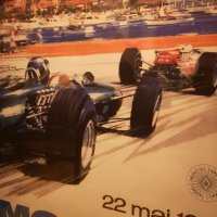  Vintage Ретро Постер Formula 1, Monaco, Monte Carlo 50см/70см+рамка IKEA , снимка 7 - Колекции - 34719478