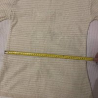 Бял пуловер, М размер, снимка 5 - Блузи с дълъг ръкав и пуловери - 30383069
