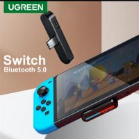 UGREEN CM399 Switch Bluetooth адаптер 5.0 предавател, свързан към външен високоговорител за безжични, снимка 6 - Слушалки и портативни колонки - 38799310