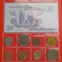 Интересна колекция от Египет - монети, банкнота и пощенски марки, снимка 4 - Нумизматика и бонистика - 36895430