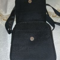 Мъжка кожена черна чанта за през рамо, снимка 7 - Чанти - 37891812