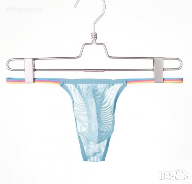 Мъжки Прашки Полупрозрачни G-String , снимка 1