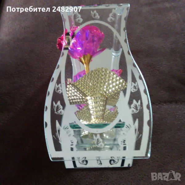 Сувенир "Златна роза" , снимка 1