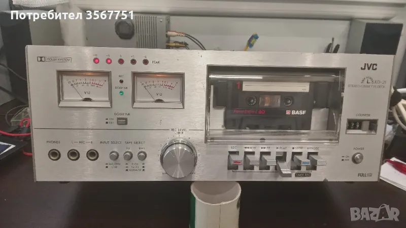 КАСЕТЪЧЕН ДЕК JVC KD-21B, снимка 1