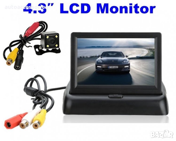 Система за паркиране Камера + монитор 4,3, #5274244874, снимка 1
