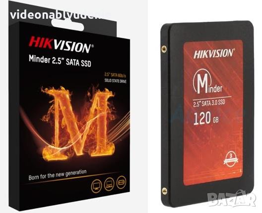 Hikvision HS-SSD-Minder(S) 2.5" Sata III 120GB Solid-State Drive 3D NAND TLC Технология SATA 3 6Gb/s, снимка 1