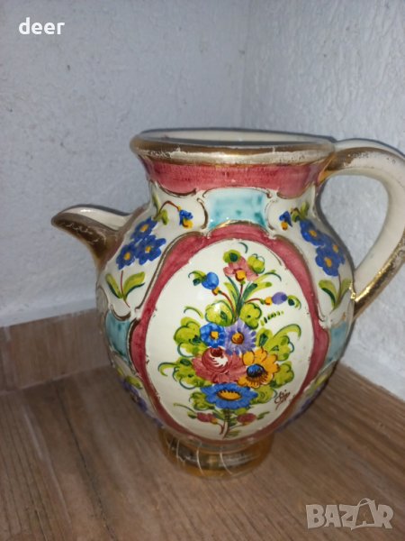 Стара  порцеланова кана , снимка 1